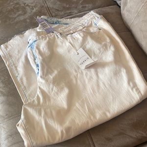 Torrid crop “skinny” jeans